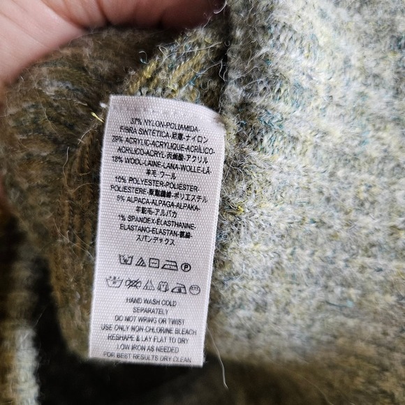 Free People Hoops‎ and Hollas Sweater Top XS Moss Green - Picture 9 of 9